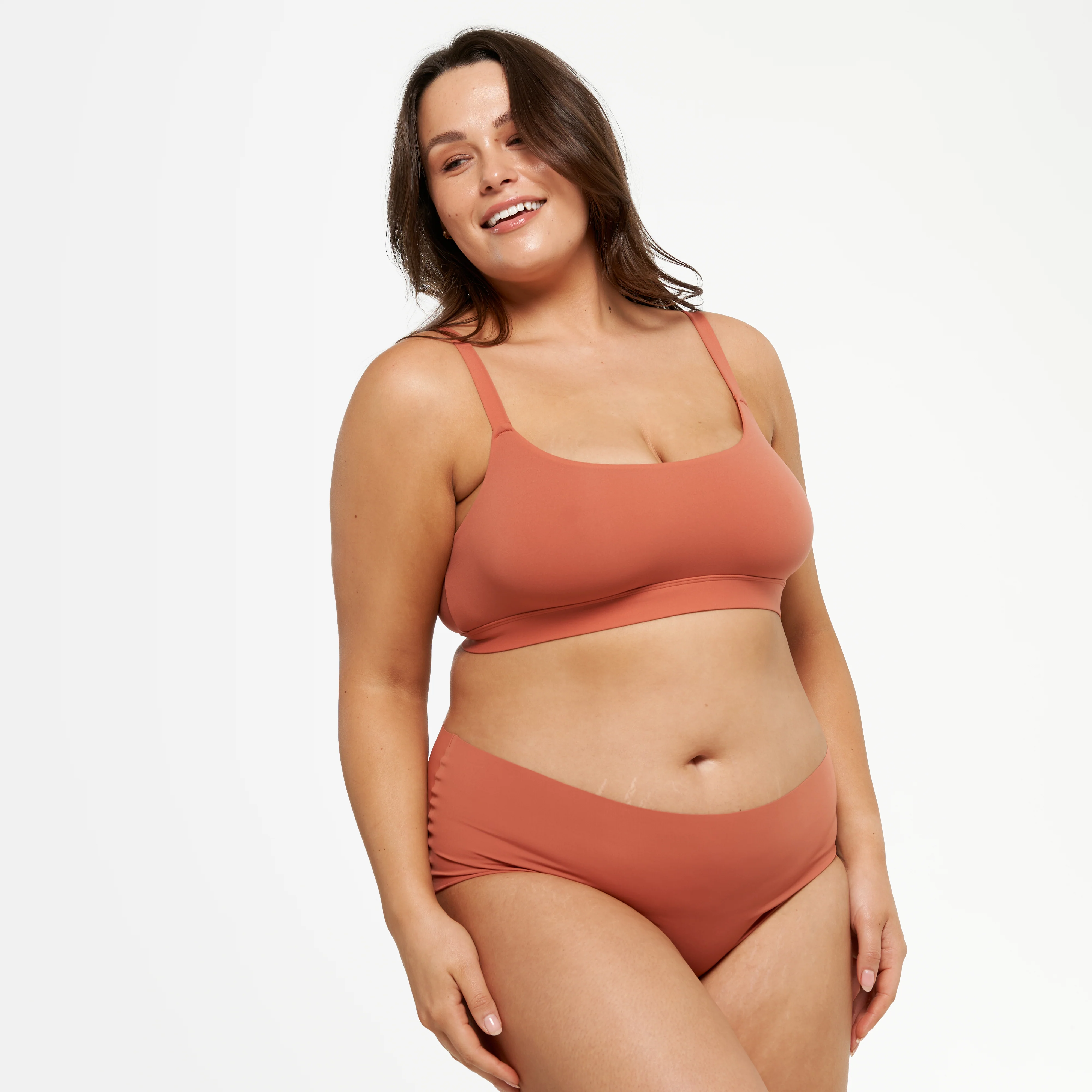 High-Rise Bikini Brief - Seamless Ultrasmooth 2.0 - Spice