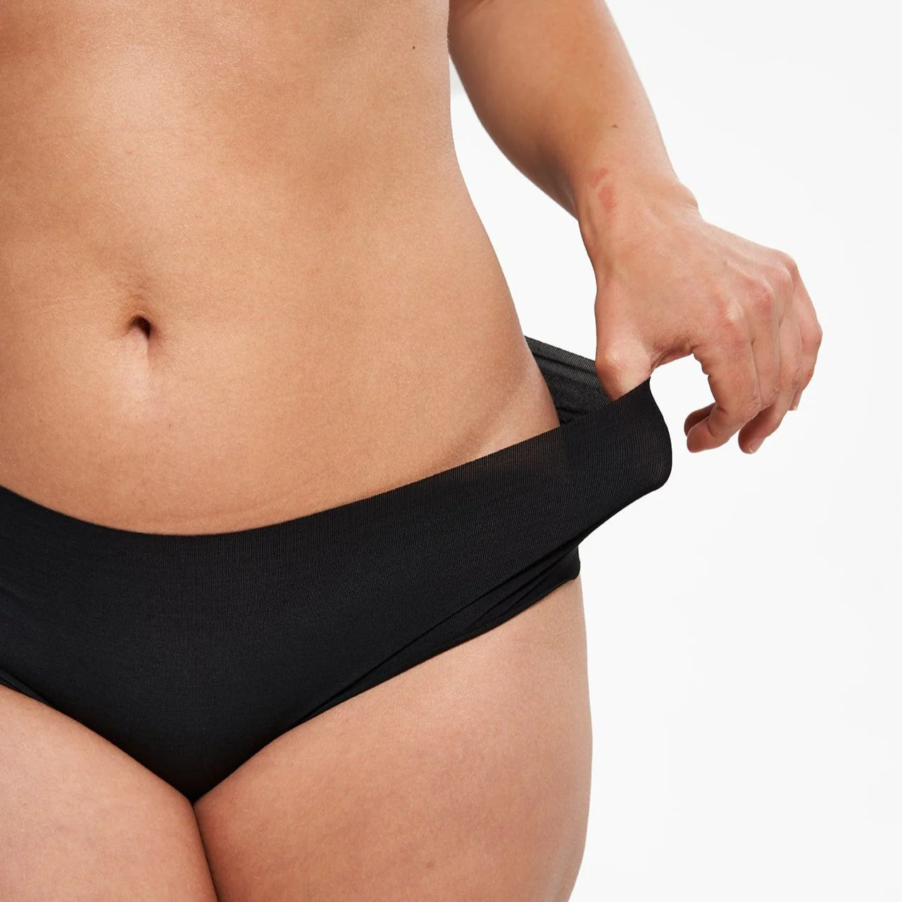 Mid-Rise Bikini - Seamless Eco 2.0 - Black - Image 5