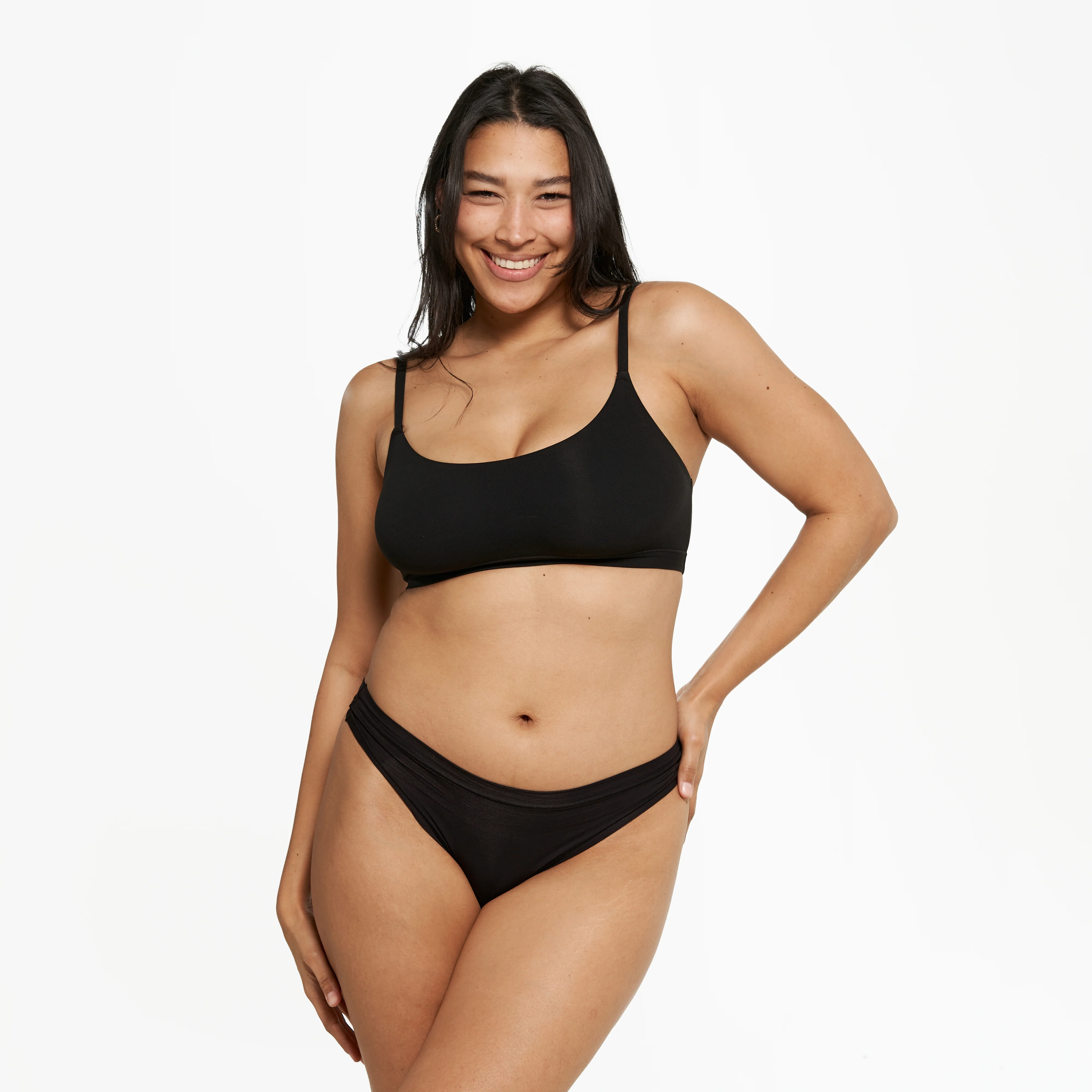 Original Thong - Bamboo Butter - Black - Image 5